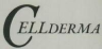 CELLDERMA (and logo) trademark logo