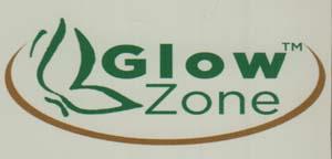 GLOW ZONE (and logo) trademark logo