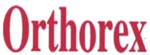ORTHOREX (and logo) trademark logo