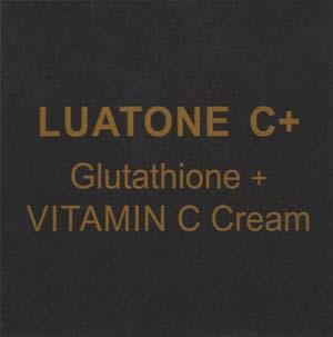 LUATONE C+ GLUTATHIONE + (and logo) trademark logo