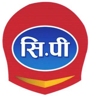 C.P (and logo) trademark logo