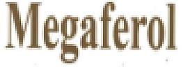 MEGAFEROL (and logo) trademark logo