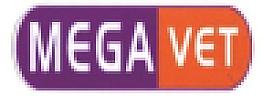 MEGA VET (and logo) trademark logo