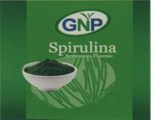 GNP SPIRULINA (and logo) trademark logo