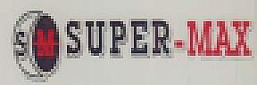 SM SUPER-MAX (and logo) trademark logo