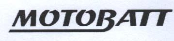 MOTOBATT (and logo) trademark logo