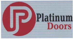 PLATINUM DOORS (and logo) trademark logo